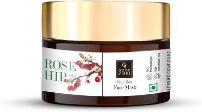 قناع الوجه Good Vibes Rosehip Skin Glow للوجه 50 جم
