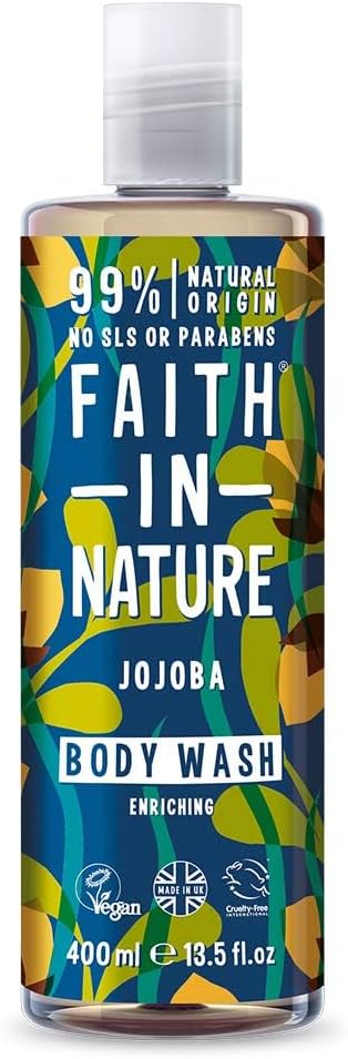 غسول الجسم Faithinnature - الجوجوبا 400 مل