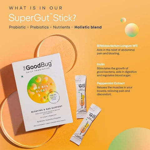 The Good Bug Bye Bye Bloat Stick 15's Pack