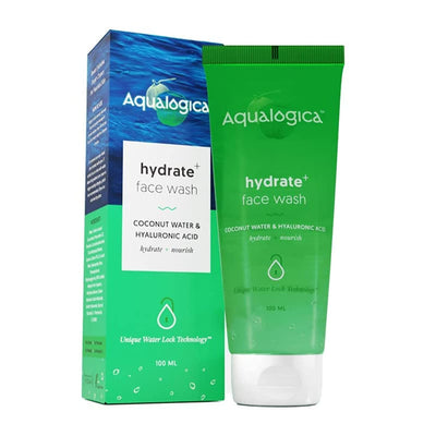 غسول الوجه Aqualogica Hydrate+ بحمض الهيالورونيك وماء جوز الهند للبشرة 100 مل
