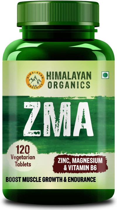 هيمالايا أورجانيكس ZMA (زنك، مغنيسيوم وفيتامين ب6) 120 قرصًا