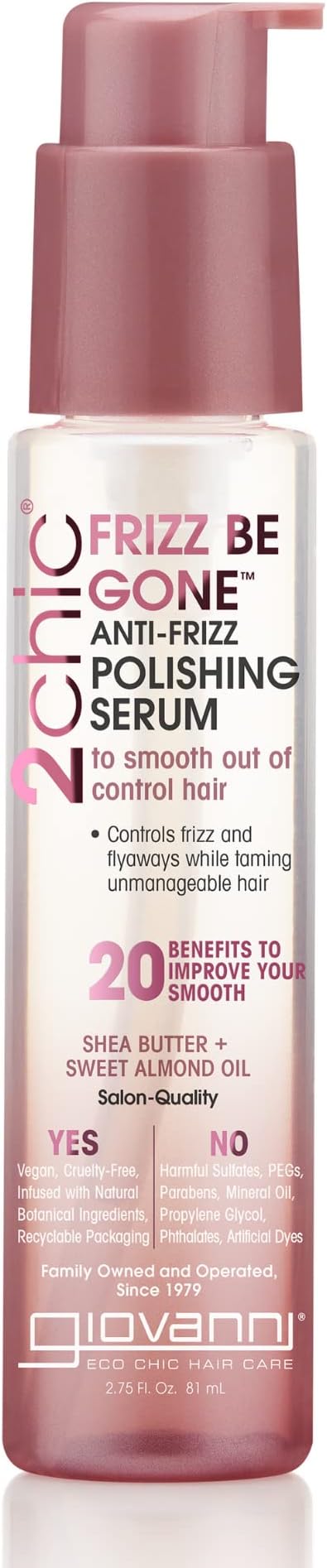 جيوفاني 2chic Frizz Be Gone Antifriz Polshng Serum