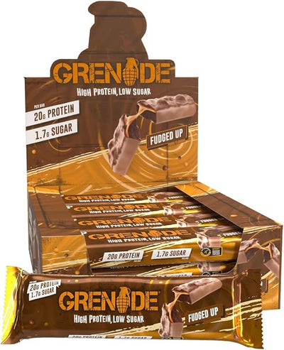 شريط بروتين Grenade 12 × 60 جم Fudge Up (6/العلبة)