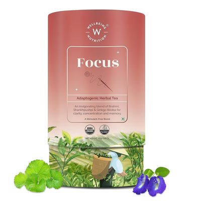 شاي Wellbeing Nutrition Focus (20 كيس شاي هرمي)