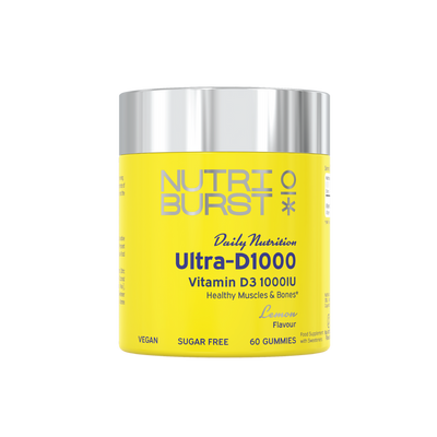 نيوتري بيرست UltraD3 1000 وحدة دولية، 60 علكة بالليمون
