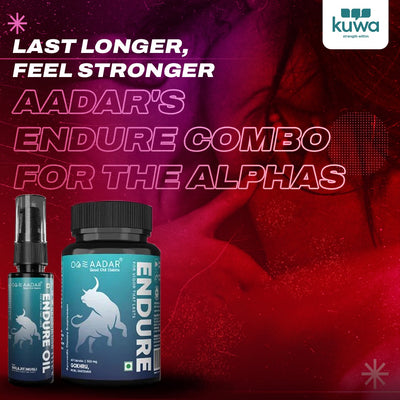 AADAR ENDURE كبسولة + مجموعة زيت التحمل