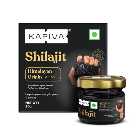 Kapiva Fitness & Stress Relief Combo with Free Shilajit Fizz, Ashwagandha Gold Caps and Himalayan Shilajit 20Gm