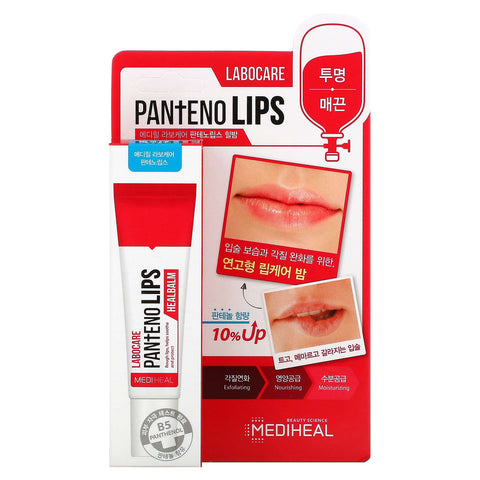 Mediheal Labocare Pantenolips Lip Healbalm | To Protect Dry Lips | Helps Smooth Rough Lips | Hydrating Formula | 10Ml