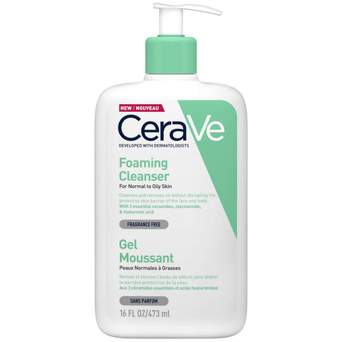 CeraVe Foaming Cleanser for Normal to Oily Skin 473ml