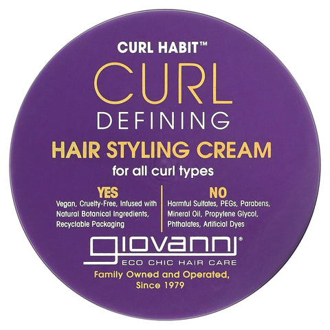 Giovanni Curl Habit Defining Hair Styling Cream 295Ml
