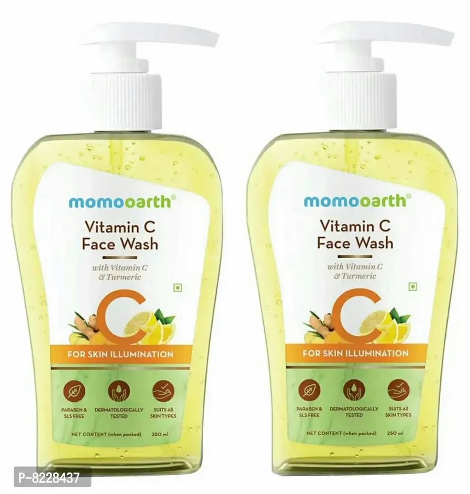 Mamaearth Vitamin C Face Wash 250 ml PAck of 2