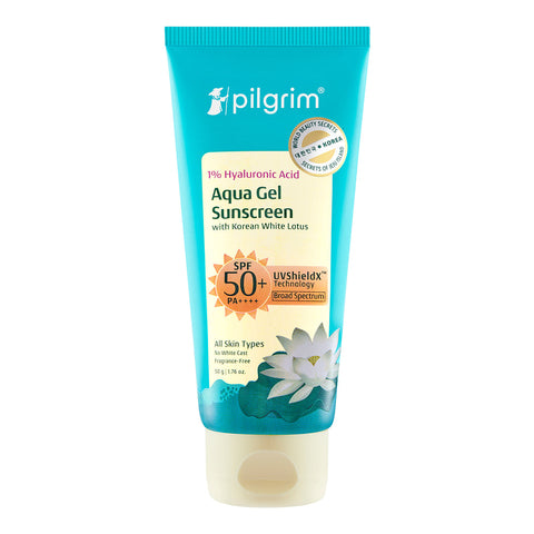 Pilgrim 1% Hyaluronic Acid Aqua Sunscreen Gel SPF 50 PA++++ -50g