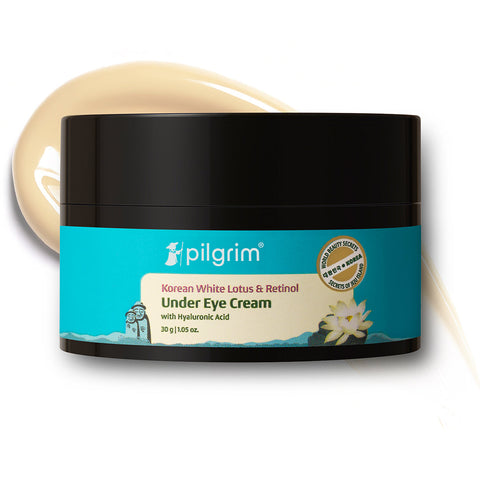 Pilgrim Retinol Under Eye Cream with Vitamin C & Hyaluronic Acid- 30g