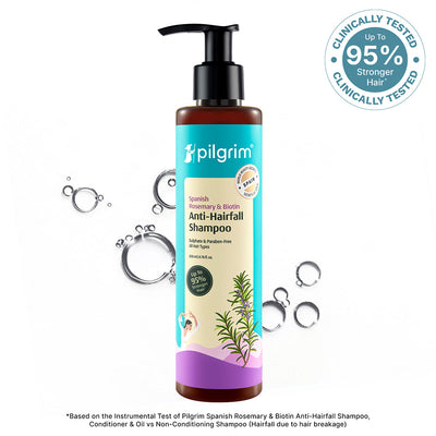 Pilgrim Spanish Rosemary & Biotin Anti-Hairfall Shampoo- 200 ml