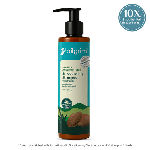 Pilgrim Keratin & Amazonian Patuá Smoothening Shampoo- 200 ml