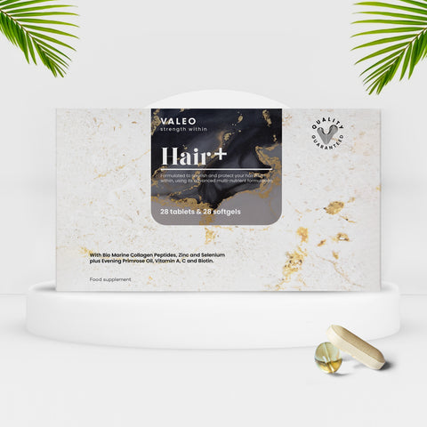 Valeo Hair+, 28 Tabs & 28 Softgels