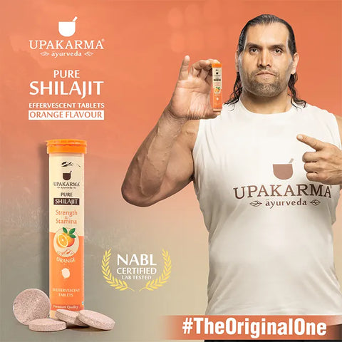 UPAKARMA Shilajit Orange Flavour Effervescent 20 Tablets