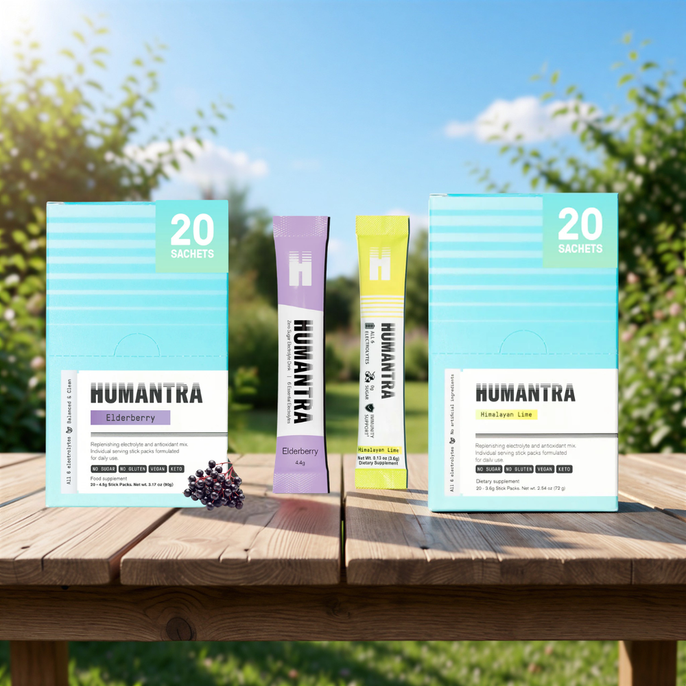 Humantra Buy Humantra Electrolyte Elderberry 90g and Humantra Electrolyte ...
