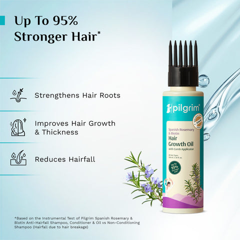 Pilgrim Spanish Rosemary & Biotin Hair Growth Oil- 100 ml