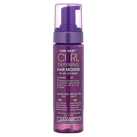 Giovanni Curl Habit Defining All Curl Type Hair Mousse 207Ml