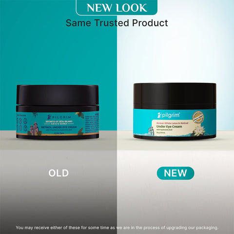 Pilgrim Retinol Under Eye Cream with Vitamin C & Hyaluronic Acid- 30g