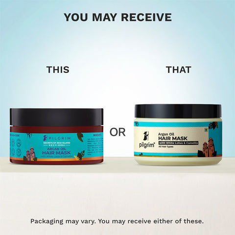 Pilgrim Argan Oil Hair Mask with White Lotus & Camellia- 200 ml