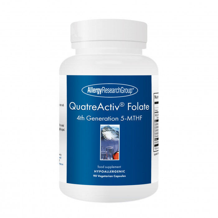 Allergy Research QuatreActiv Folate| 5-MTHF| L-Leucine, 90Caps