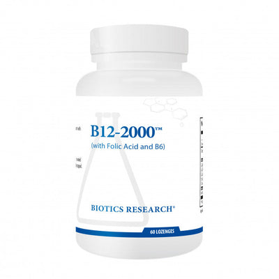 Biotics Research B12-2000 (With/B6/Folate) 60 Lozenges