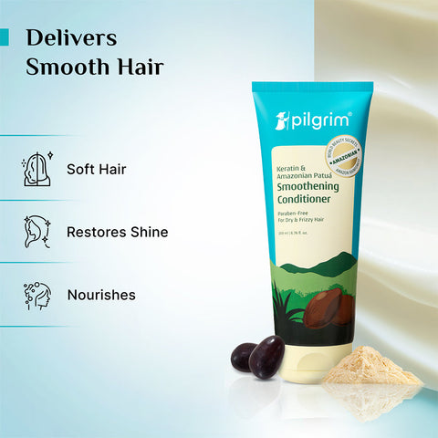 Pilgrim Patuá & Keratin Hair Smoothening Conditioner- 200 ml