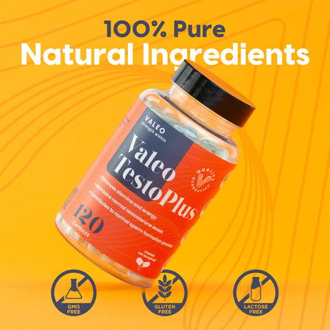 Mens Performance combo : Valeo Testo Plus and Shilajit Resin 20Gm