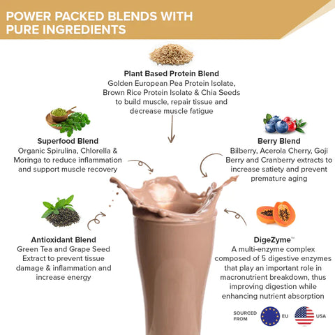 Wellbeing Nutrition Superfood Plant Protein Italian Café Mocha