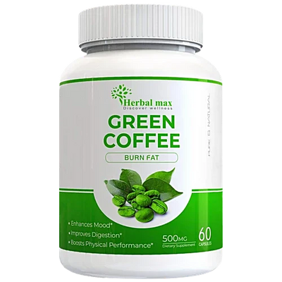 Herbal Max Green Coffee Beans Extract Capsules 60