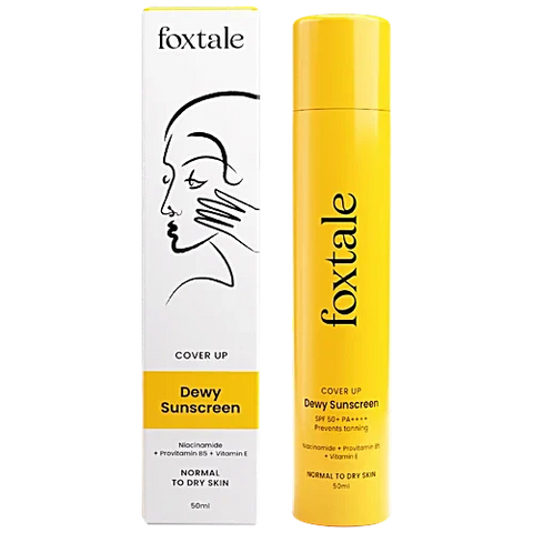 Foxtale Dewy Sunscreen Spf 70 Pa++++ With Niacinamide + Provitamin B5 + Vitamin E