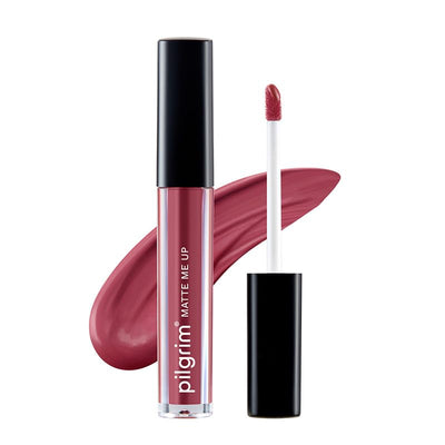 Pilgrim Liquid Matte Lipstick - Pink Kisses | Lipstick 3 gms
