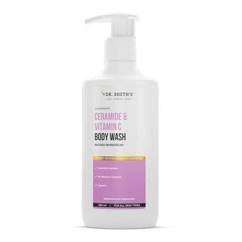 Dr. Sheth's Ceramide & Vitamin C Body Wash - 250 Ml