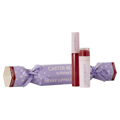 Carter Beauty, Ireland Merry Lipmas Christmas Cracker Shade Bey. Gift Set For Birthdays, Anniversary.