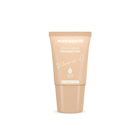 Mamaearth Glow Serum Foundation-02 Creme Glow 18 ml