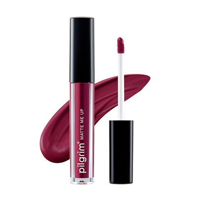 Pilgrim Liquid Matte Lipstick - Wine Spill | Lipstick for Women 3gms