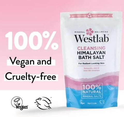 Westlab 100% Pure Cleansing Himalayan Salt, 1 Kg
