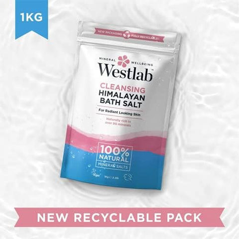 Westlab 100% Pure Cleansing Himalayan Salt, 1 Kg