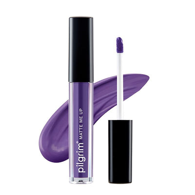 Pilgrim Liquid Matte Lipstick - Purple Lust | Lipstick for Women 3gm