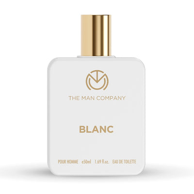 The Man Company Blanc EDT Luxury Perfume for Men Eau de Toilette - 50 ml