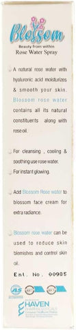 Blossom Rose Water Face Moisturiser with Hyaluronic & Salicylic Acid - 100mL - Image 2