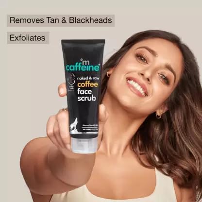 mCaffeine Naked & Raw Coffee Face Scrub (100 g)