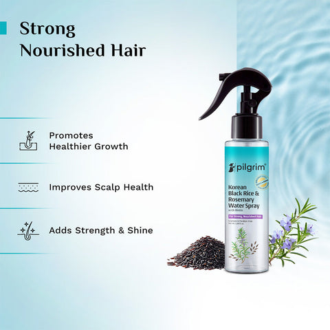 Pilgrim Korean Black Rice and Rosemary Water Spray With Biotin- 100 ml