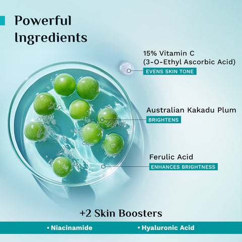 "Pilgrim 15% Vitamin C Face Serum For Advanced Brightness- 20 ml
