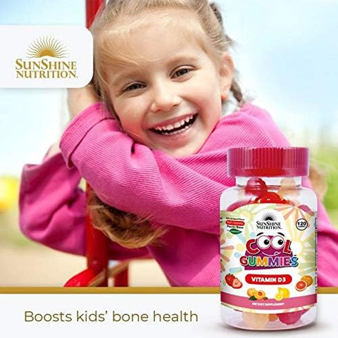 Sunshine Nutrition Cool Gummies Kids Vitamin D3 120's Gummies