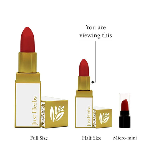 Just Herbs Ayuredic Lipstick-05 Deep Red (Half - Size) 1.8g