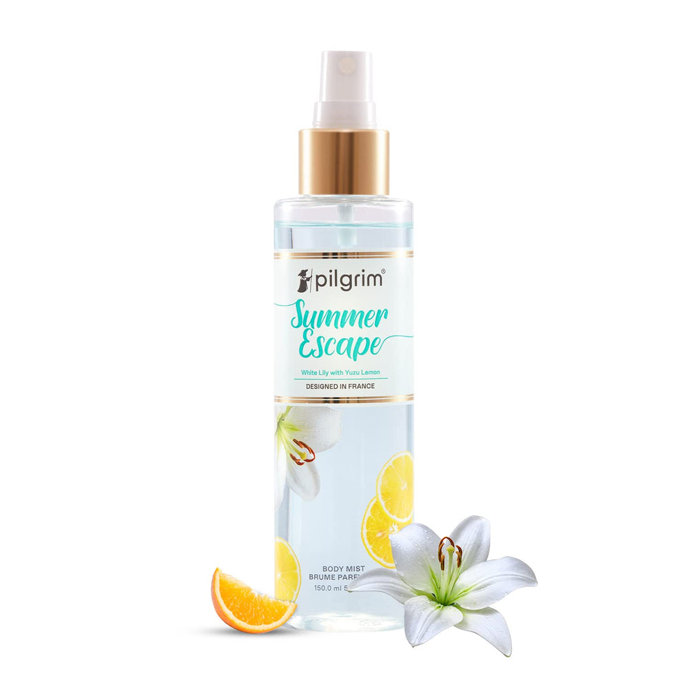 Pilgrim Summer Escape Body Mist (White Lily with yuzu lemon) 150ml