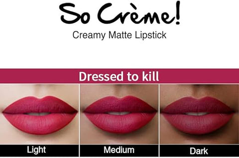 Nykaa So Creme! Creamy Matte Lipstick  Dressed to Kill